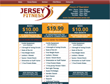 Tablet Screenshot of jerseyfitnesscenter.net